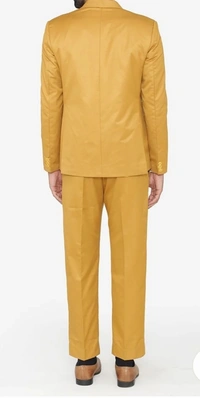 Mustard Yellow 3 Piece Suit  - Corn, 34