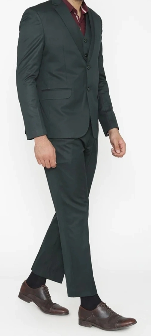 Bottle Green 3 Piece Suit - Mallard, 34