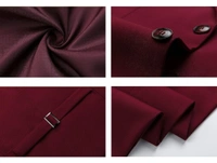 Mehroon 3 Piece Benstroke Suit - Merlot, 34