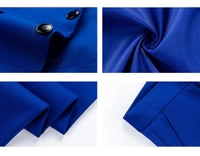 Royal Blue Benstroke 3 Piece Suit  - Blue, 38
