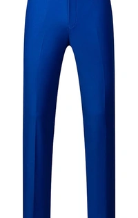 Royal Blue Benstroke 3 Piece Suit  - Blue, 50