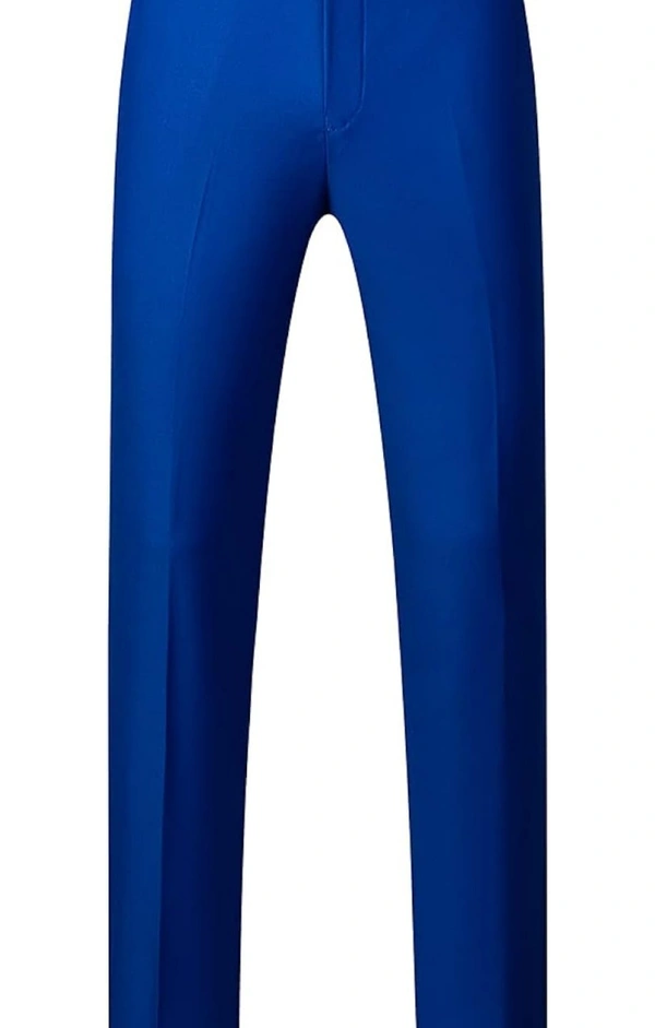 Royal Blue Benstroke 3 Piece Suit  - Blue, 50