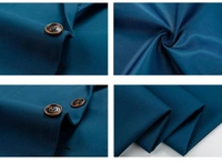 Peacock 3 Piece Benstroke Suit - Teal Blue, 38