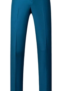 Peacock 3 Piece Benstroke Suit - Teal Blue, 50