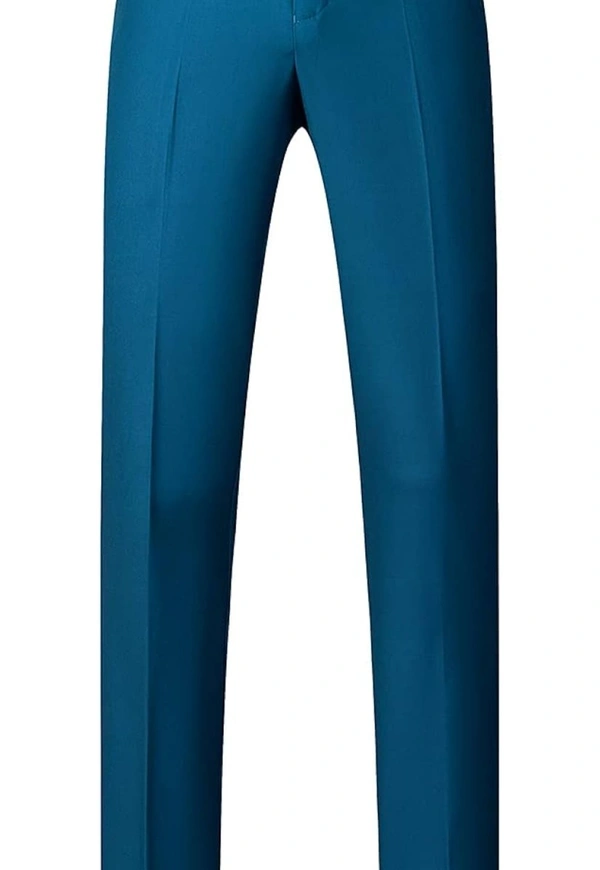 Peacock 3 Piece Benstroke Suit - Teal Blue, 50