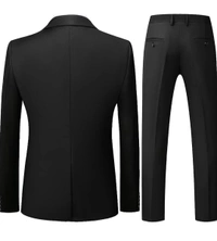 Black Benstroke 3 Piece Suit  - Black, 34