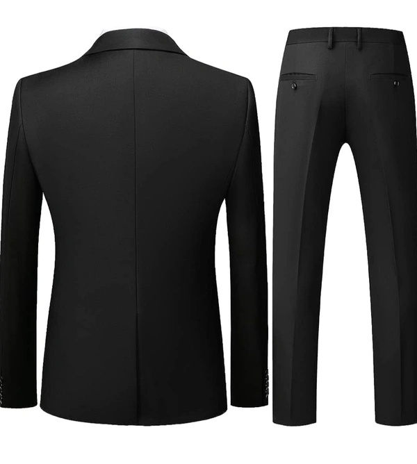 Black Benstroke 3 Piece Suit  - Black, 34