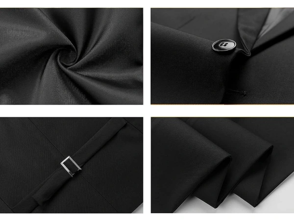 Black Benstroke 3 Piece Suit  - Black, 34