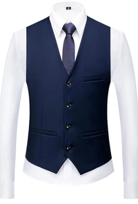 Navy Blue Benstroke 3 Piece Suit - Port Gore, 34