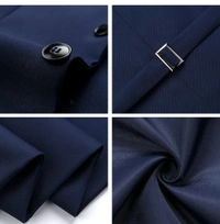 Navy Blue Benstroke 3 Piece Suit - Port Gore, 34