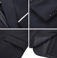 Black Knitted Blazer - Black, 42