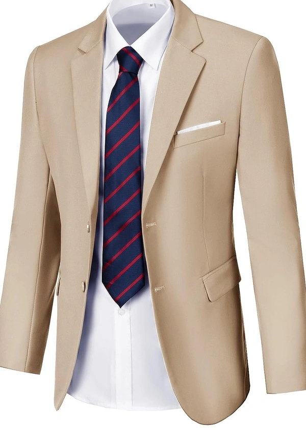 Beige Knitted Blazer - Papaya Whip, 44