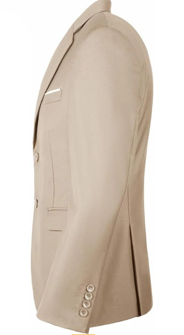 Beige Knitted Blazer - Papaya Whip, 44
