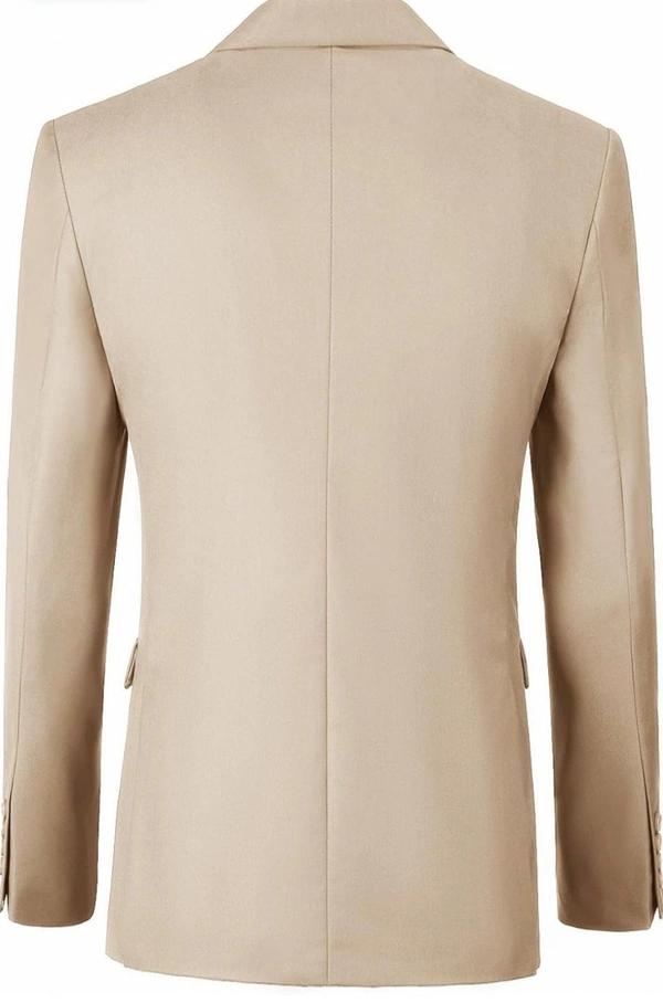Beige Knitted Blazer - Papaya Whip, 48