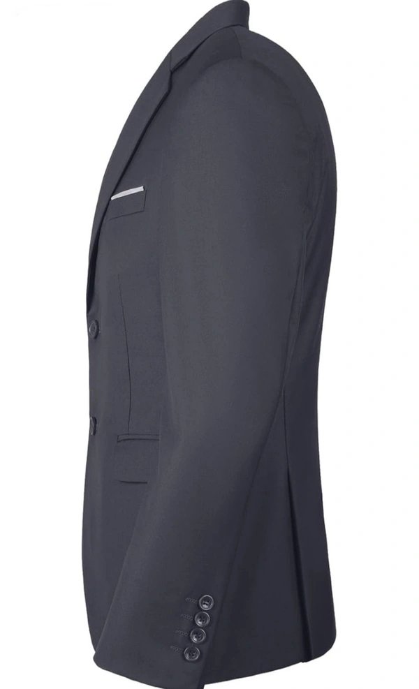 Mettalic Grey Knitted Blazer  - Dorado, 42