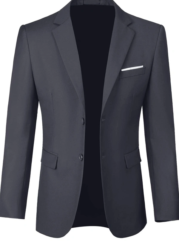 Mettalic Grey Knitted Blazer  - Dorado, 46