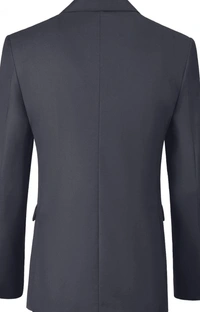 Mettalic Grey Knitted Blazer  - Dorado, 46