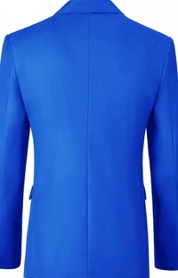 Royal Blue Knitted Blazer - Blue, 38