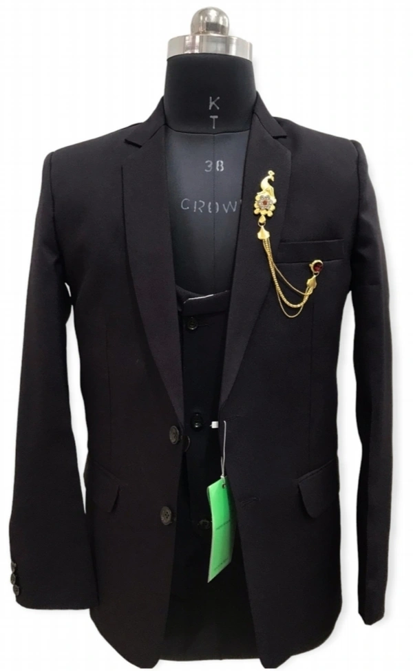 Wine 3 Piece Suit - Grape, 46