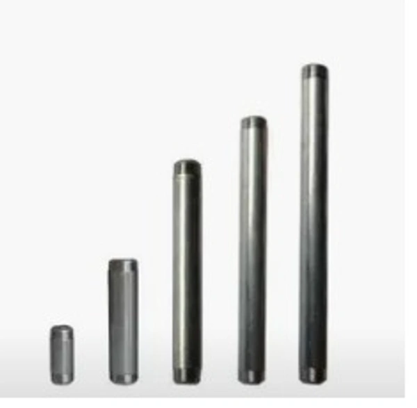 Jindal GI Pipe B Class 1 Mtr+ 6 Inches-2 Nipples - 15mm
