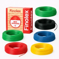Finolex Wire 1.5 Sqmm 180 M  Red FR PVC Housing Wire. - Red, 180 M