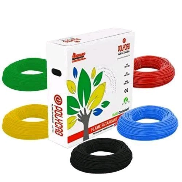 Polycab Wire - Black, 2.5 sq mm