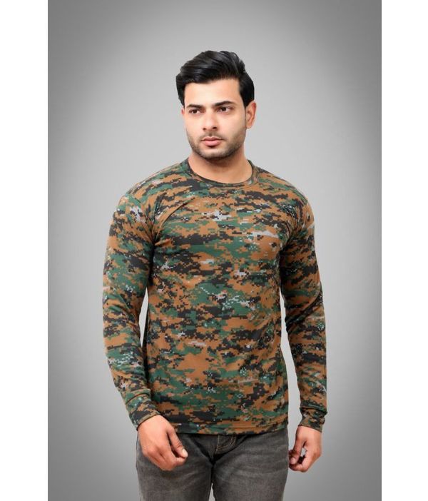 SI-squad - Multicolor Cotton Regular Fit Men's T-Shirt ( Pack of 1 ) ( MAA TARA  MARKET ) - M, L, XL , 2XL, MULTICOLOUR