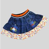 Me N My CLOSET - Orange Cotton Baby Girl Top & Skirt ( Pack of 1 ) ( maa tara market ) - Size - 0-6 Months, 6-12 Months, 12-18 Months, 18-24 Months ,Size Chart, orange