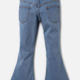 UrbanMark Junior Girls Cotton Heavy Wash Full Length Jeans With Stretch-Light Blue ( MAA TARA MARKET ) - SIZE - 2-3 YEARS, 3-4 YEARS , 4-5 YEARS , 5-6 YEARS,6-7 YEARS, 7-8 YEARS, LIGHT BLUE
