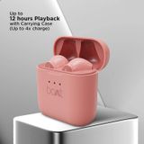 boAt Airdopes 131/138 Twin Wireless Earbuds with IWP Technology, Bluetooth V5.0, Immersive Audio, Up to 15H Total Playback, Instant Voice Assistant and Type-C Charging,Bluetooth Earphone (Cherry Blossom) ( MAA TARA MARKET ) - PINK