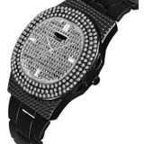 Hala - Black Stainless Steel Analog Men's Watch ( maa tara market ) - black
