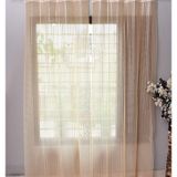 Tanishka Fabs Others Semi-Transparent Eyelet Window Curtain 5 ft Pack of 2 -Cream ( maa tara market ) - (Length)  5 ft,  7 ft, multicolour
