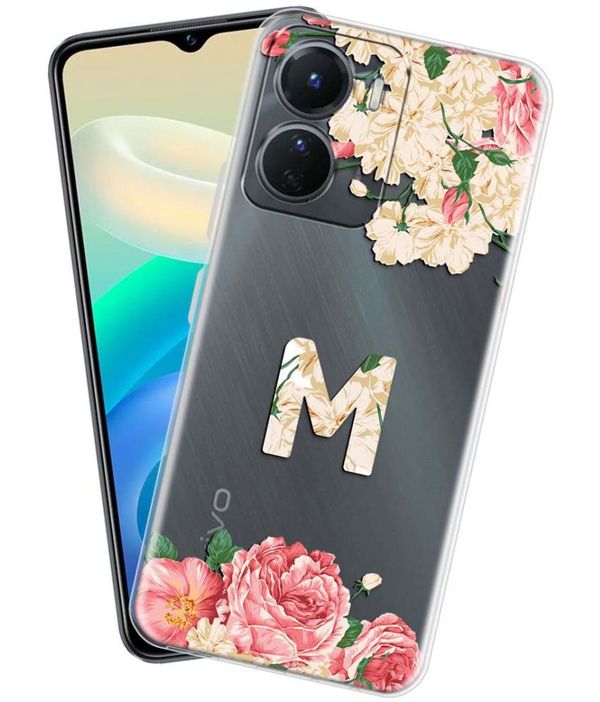 NBOX - Multicolor Silicon Printed Back Cover Compatible For Vivo Y16 ( Pack of 1 ) ( maa tara market )
