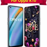 NBOX - Multicolor Printed Cover Compatible For Oppo K10 ( Pack of 1 ) ( maa tara market )