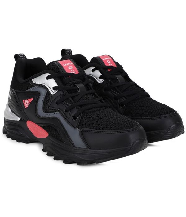 Campus Black Running Shoes ( maa tara market ) - Size  - 4 UK , 5 UK ,6 UK ,7 UK ,8 UK, black
