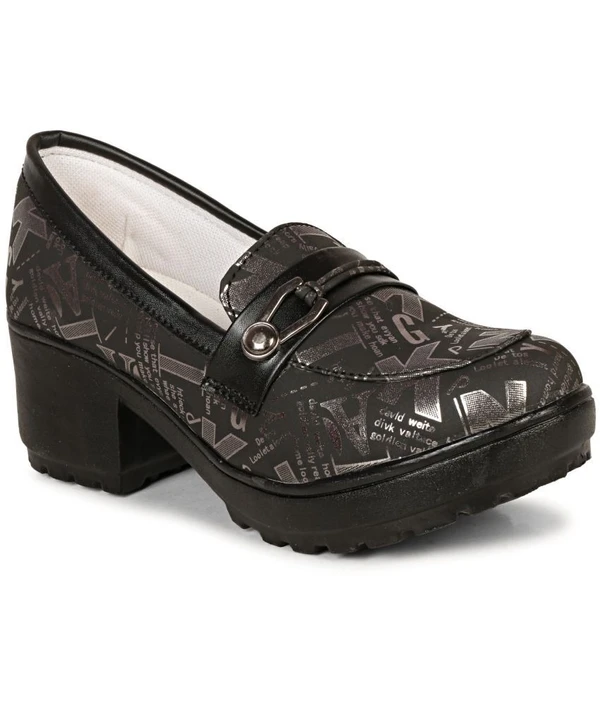 Commander - Black Women's Pumps Heels ( maa tara market ) - Size  - 3 , 4 , 5 , 6 , 9,  7 , 8, black