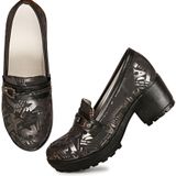 Commander - Black Women's Pumps Heels ( maa tara market ) - Size  - 3 , 4 , 5 , 6 , 9,  7 , 8, black