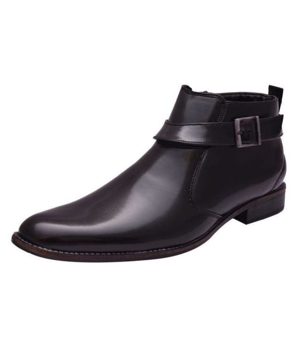 Sir Corbett Black Formal Boot ( MAA TARA MARKET ) - Size  - 6 , 7,  8 , 9,  10, BLACK