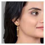 Jewar Mandi - Golden Danglers Earrings ( Pack of 1 )  ( maa tara market ) - golden