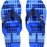 Crazy Bunny - Navy Blue Men's Thong Flip Flop ( maa tara ) - size -6, 7, 8, 9, 10, multi