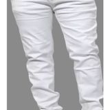 White Denim Skinny Fit Men's Jeans ( Pack of 1 ) ( MAA TARA MARKET ) - 44 , 46 ,30 ,32, 34, 36, 38, 40, 42, WHITE