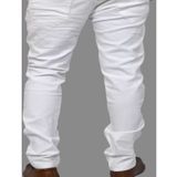 White Denim Skinny Fit Men's Jeans ( Pack of 1 ) ( MAA TARA MARKET ) - 44 , 46 ,30 ,32, 34, 36, 38, 40, 42, WHITE