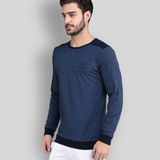 Rigo Blue Cotton T-Shirt ( MAA TARA MARKET ) - SIZE - S, M, L, XL, XXL, XXXL, GREY, BLUE