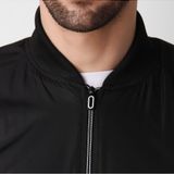 Black Nylon Regular Fit Men's Windcheater Jacket ( Pack of 1 ) ( MAA TARA MARKET ) - S, M,  L,   XL, 2XL , 3XL, 4XL, BLACK