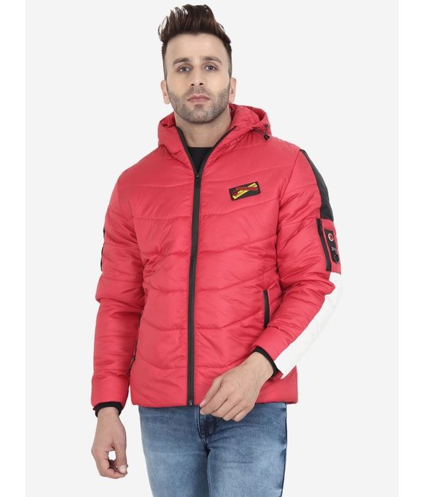 xohy Red Quilted & Bomber Jacket ( MAA TARA MARKET ) - Size - S, M, L ,XL ,2XL,3XL , 4XL, RED