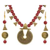  Jewellery For Less Copper Green Contemporary/Fashion Necklaces Set Princess ( MAA TARA MARKET ) - MULTI