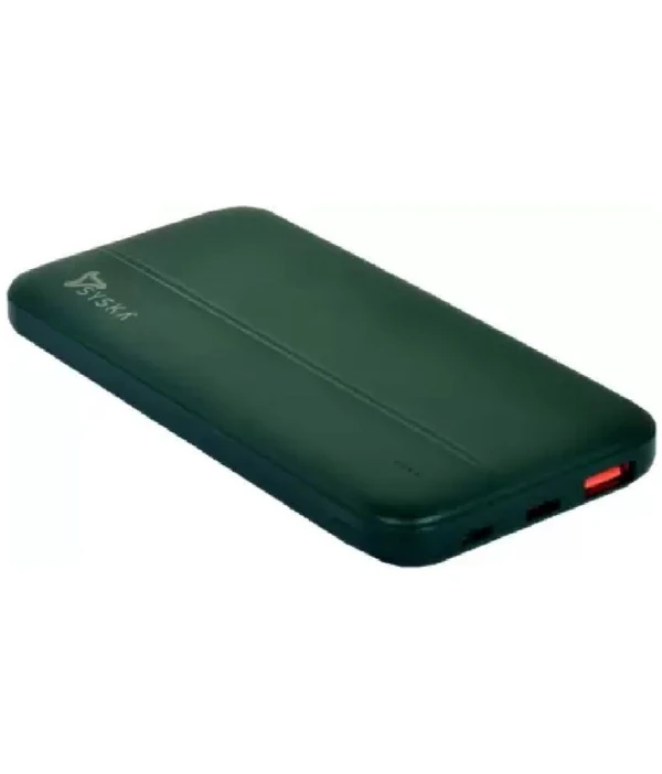 Syska 10000 mAh(18 W) Fast Charging Lithium_Polymer Power Bank(Green) Compatible with Mobile/Tablets ( maa tara ) - green