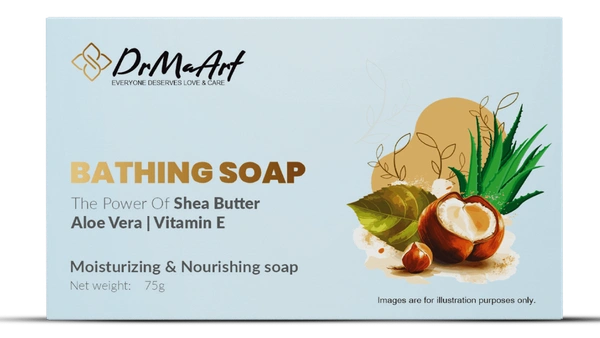 SHEA BUTTER BATHING SOAP 75G