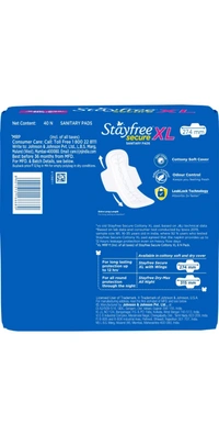 Stayfree Secure XL 40N - 1 Pack
