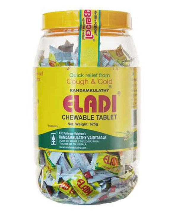 Kandamkulathy Eladi Chewable Tablets / ഏലാദി മിട്ടായി - 125 Pcs